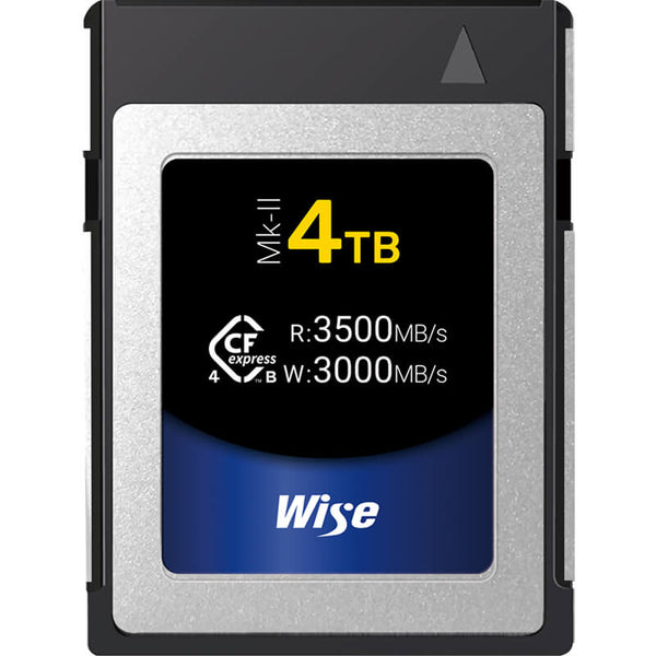 WISE CFX4-B4096M2 Mk2 4TB CFexpress Memory Card