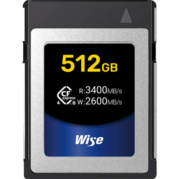 WISE CFX4-B512 512GB CFexpress Memory Card