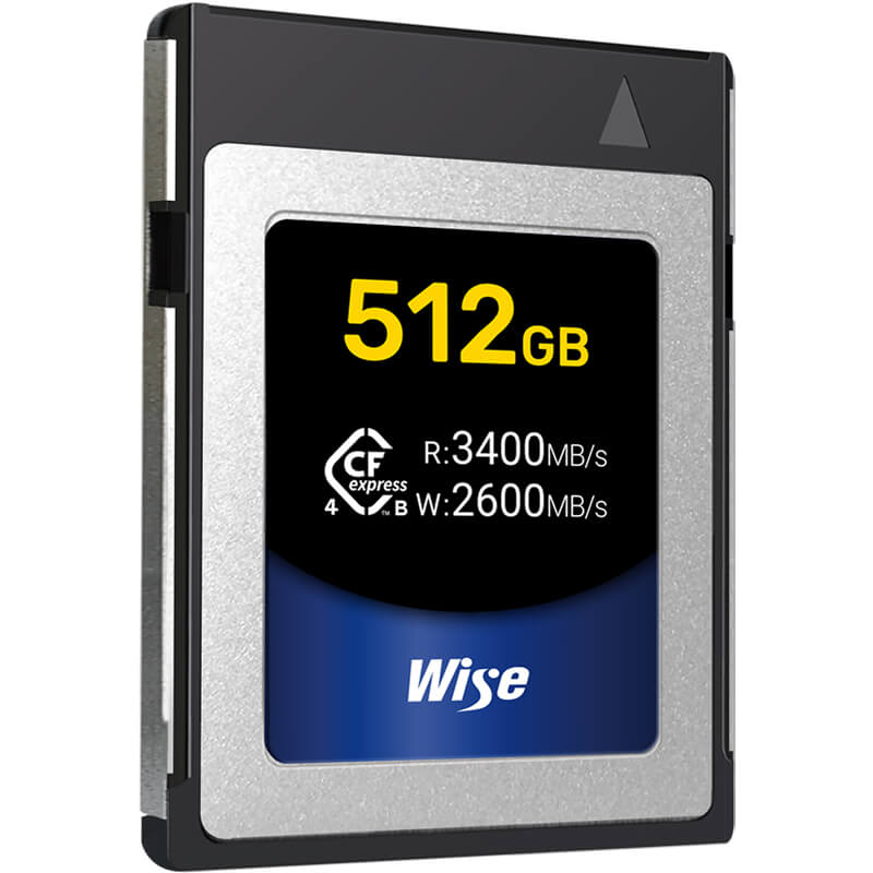 WISE CFX4-B512 512GB CFexpress Memory Card