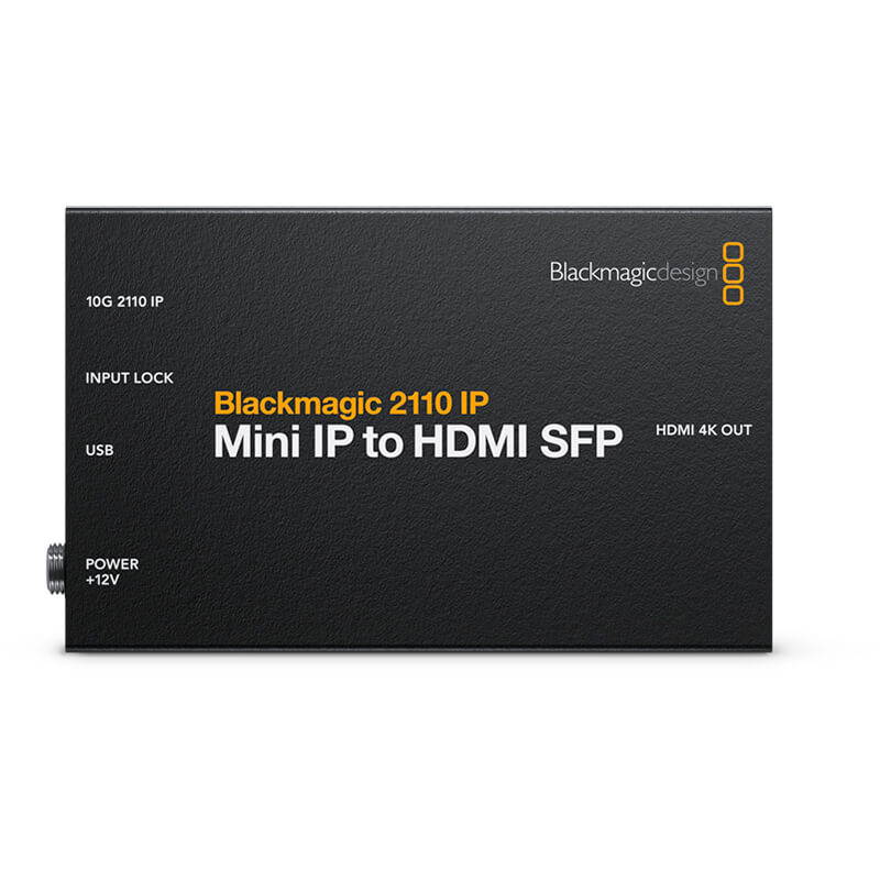 Blackmagic Design 2110 IP Mini IP to HDMI SFP - CONVNVIPE/IP/HDMISFP