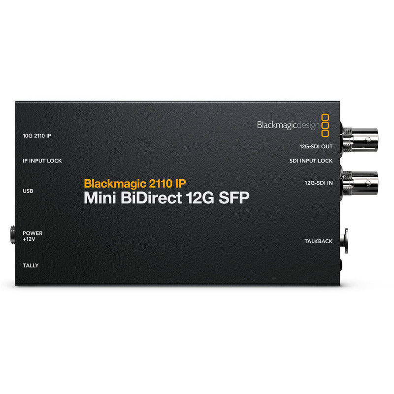 Blackmagic Design 2110 IP Mini BiDirect 12G SFP - CONVNVIPF/IP/12GSFP