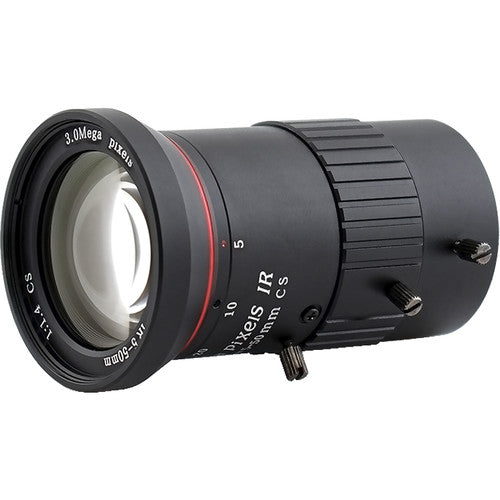 AIDA CS-0550V HD Varifocal 5.0-50mm Manual Iris CS Mount Lens