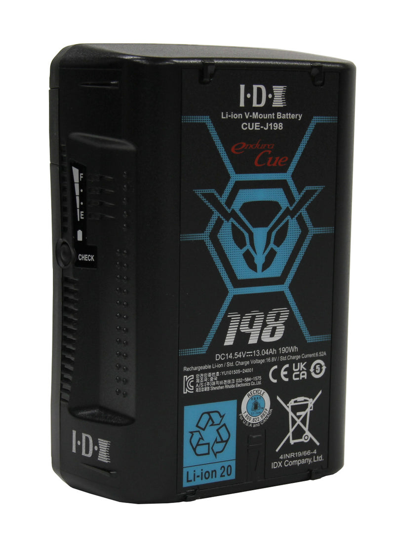 IDX CUE-J198 198Wh Li-Ion V-Mount Battery W 1x D-Tap