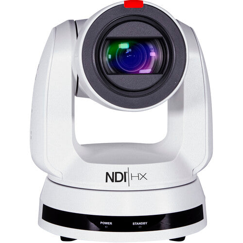 Marshall Electronics CV630-ND3W 4K (UHD30) NDI PTZ Camera with 4.8mm-120mm 25x Zoom Lens – 3G-SDI, HDMI & NDI|HX3 Outputs (White)
