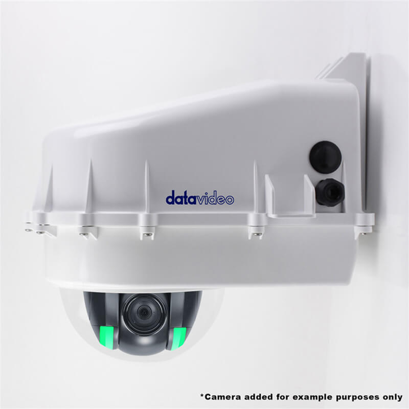 Datavideo D2-HEAT-PoE Camera Housing for PTZ Cameras Series with Heater Blower powered by PoE - DATAD2HEATPOE