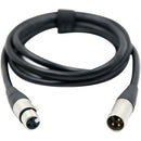 FXLION DC-48AR Skypower 48V DC Cable 3-Pin XLR-M to 3-Pin XLR-F