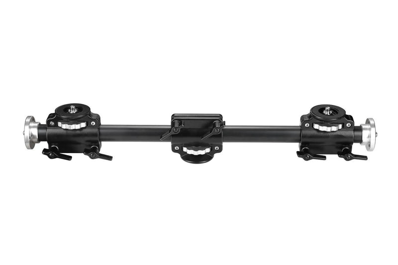 E-Image GA230 Studio Tripod with Geared Centre Column with Support for 2 PTZ Cameras