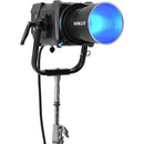 NANLUX Evoke 900C FL-YK-Kit RGBLAC LED Light with Fresnel Lens and Flight Case