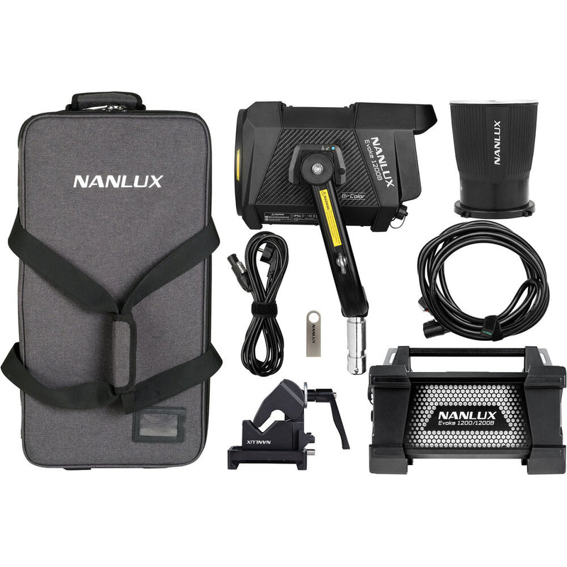 NANLUX Evoke 1200B 1200w Bi-Colour LED Spot Light with Trolley Case