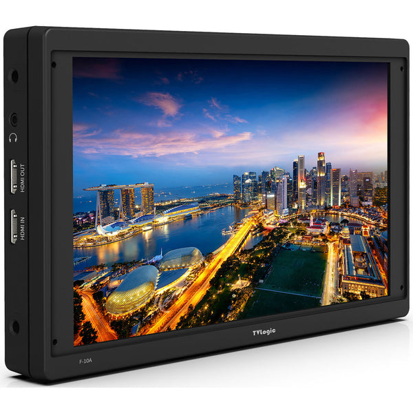 EX-DEMO TVLogic F-10A HD 10-inch Field Monitor with HDMI 2.0 for UHD Inputs