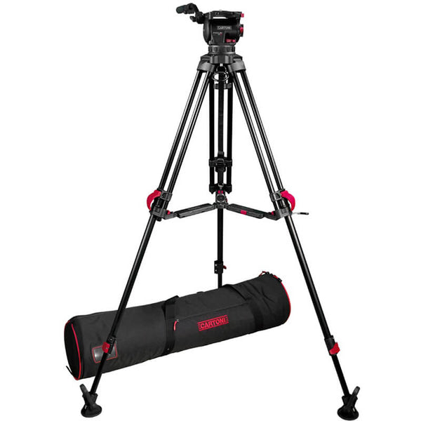 Cartoni Focus 10 Mid-Level Spreader Tripod System Supports upto 11kg