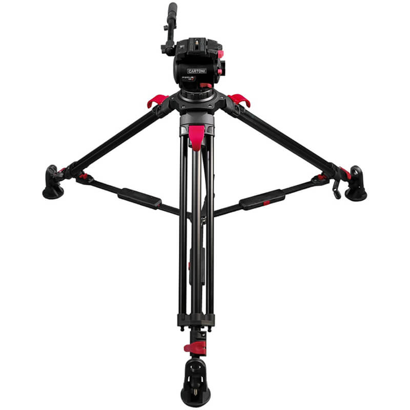 Cartoni Focus 10 Mid-Level Spreader Tripod System Supports upto 11kg