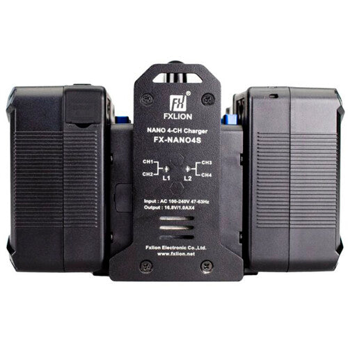 FXLION FX-NANO4S NANO 4-Channel V-Mount Charger