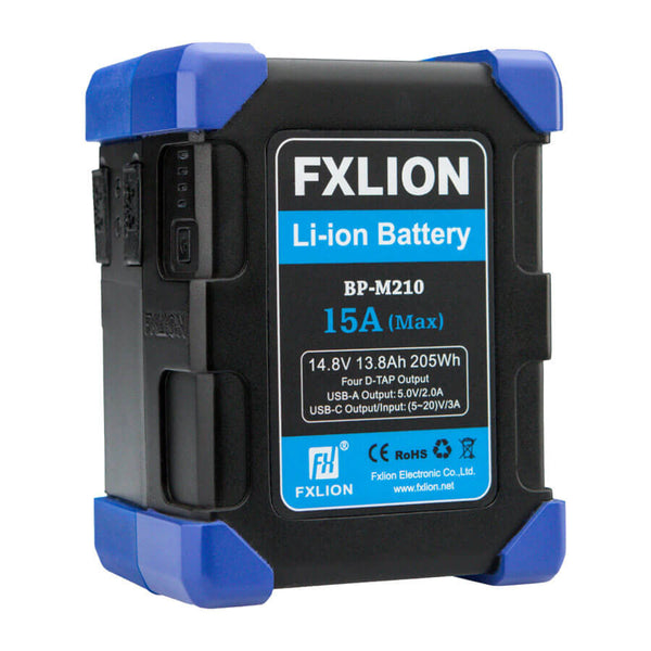 FXLION BP-M210 High Power Square Battery 14.8V / 205Wh V-Mount Battery (FX LION)