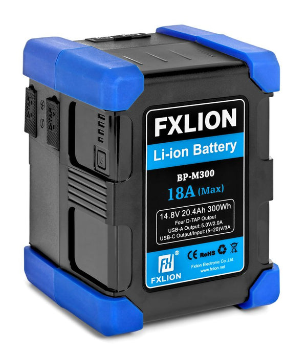 FXLION BP-M300 High Power Square Battery 14.8V / 300Wh V-Mount Battery (FX LION)