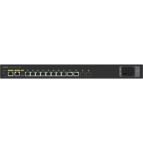 Netgear AV Line M4250-10G2XF-PoE++ (GSM4212UX) 8x1G Ultra90 PoE++ 802.3bt 720W 2x1G and 2xSFP+ Managed Switch