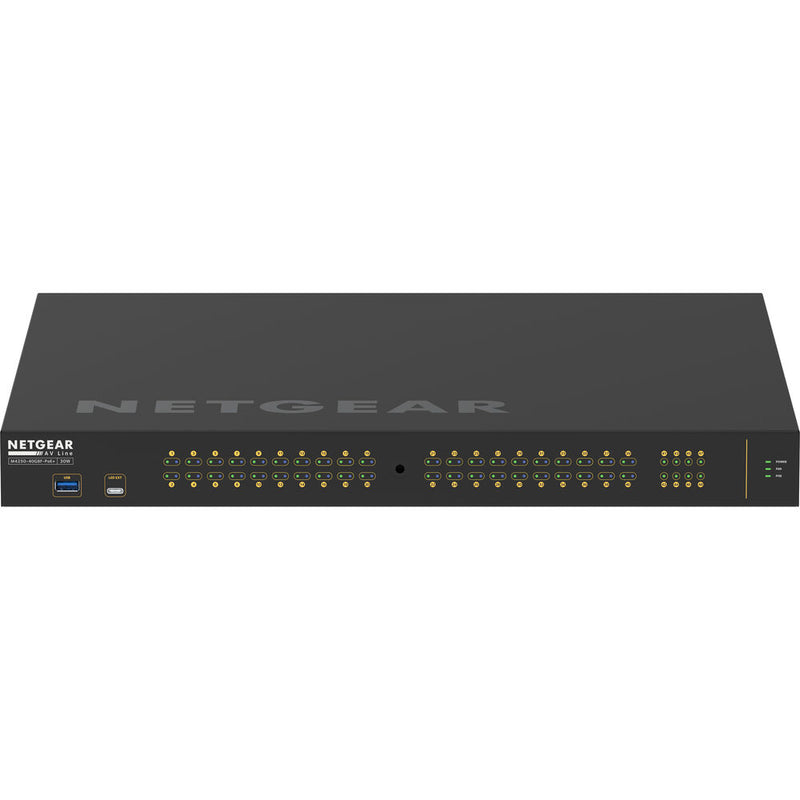 Netgear AV Line M4250-40G8F-PoE+ (GSM4248P) 40x1G PoE+ 480W and 8xSFP Managed Switch