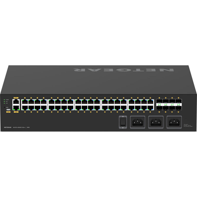 Netgear AV Line M4250-40G8XF-PoE++ (GSM4248UX) 40x1G PoE++ 2,880W and 8xSFP+ Managed Switch