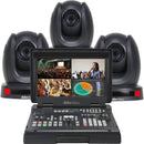 Datavideo HD Creator Bundle 3x PTZ Cameras and Switcher - DATACREATEBUN1