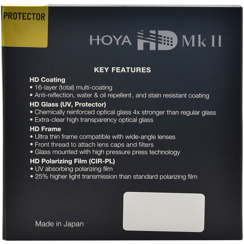 HOYA 77mm HD II Protector Filter