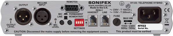 Sonifex HY-03 Telephone Hybrid