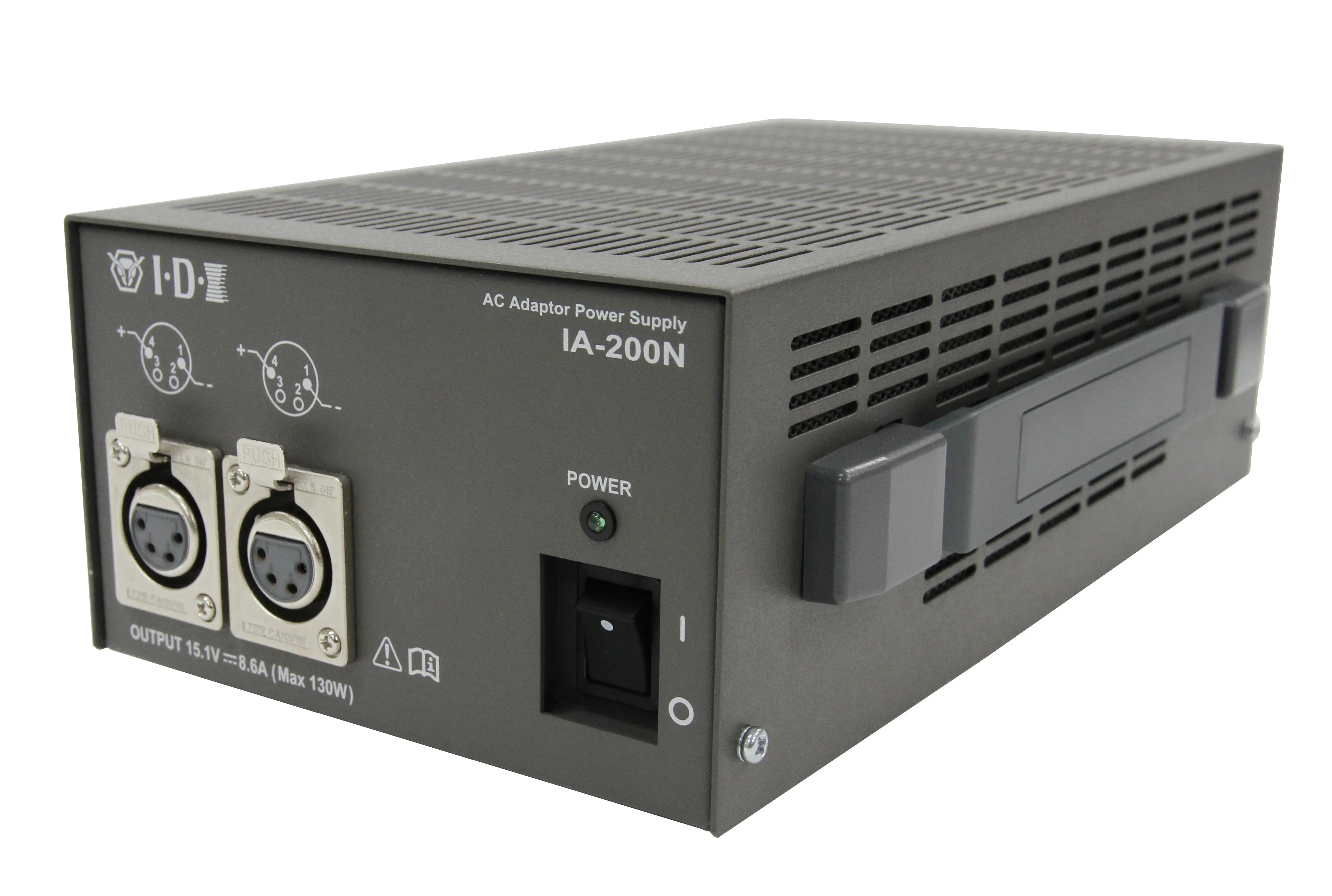 IDX Stand-Alone 2 XLR Output Camera AC Adaptor 130W/15.1V IA-200N | 3D ...