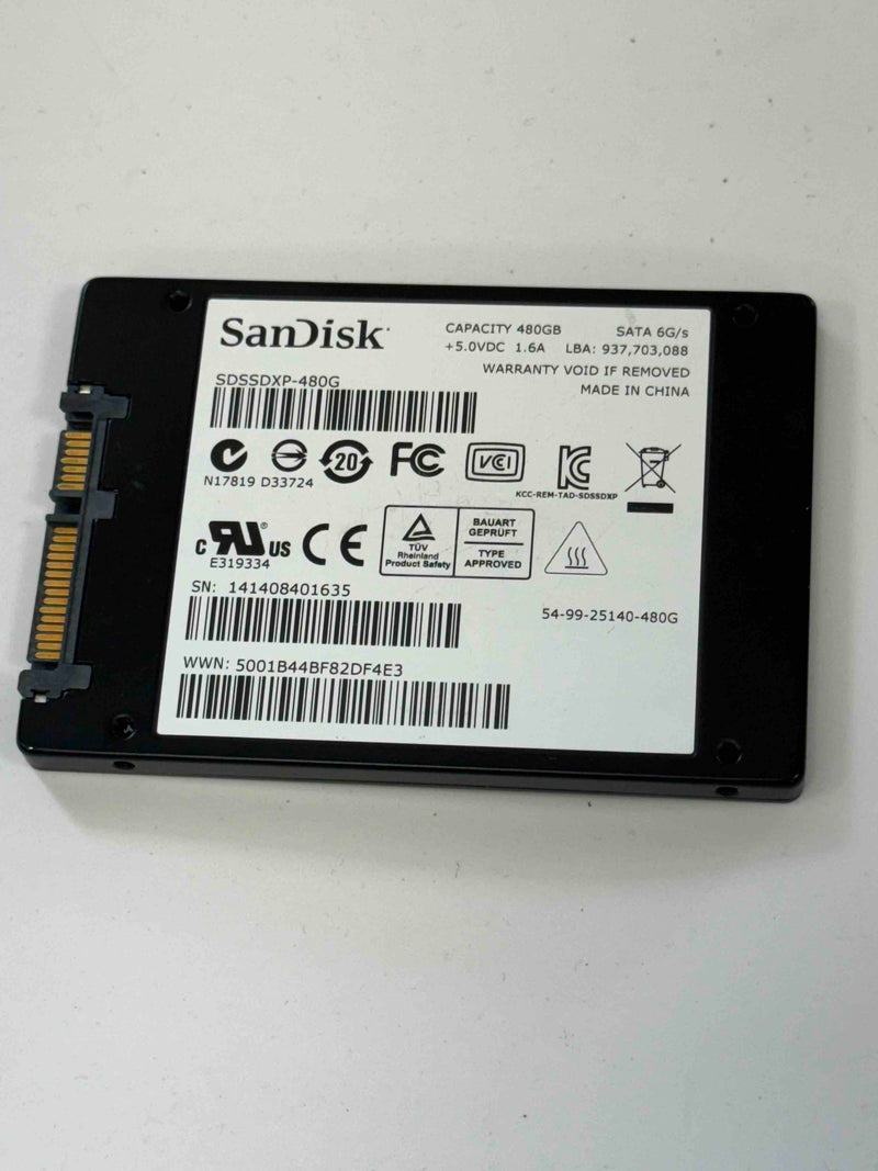 USED SanDisk SDSSDXP-480G 480GB SATA SSD