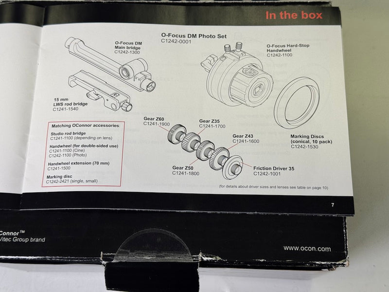 USED O'Connor O Focus Dual Mini Photo Set - C1242-0001