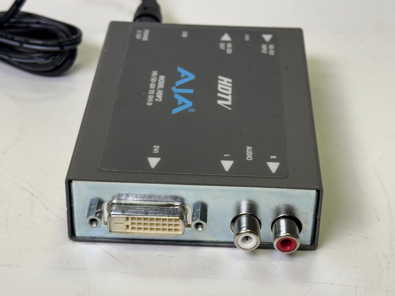 USED AJA HD-SDI/SDI to DVI-D and Audio Converter with AC Power Adapter