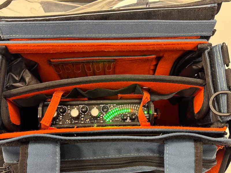 USED Sound Devices 302 3 Input Compact Field Production Mixer with Petrol Sound Location Bag