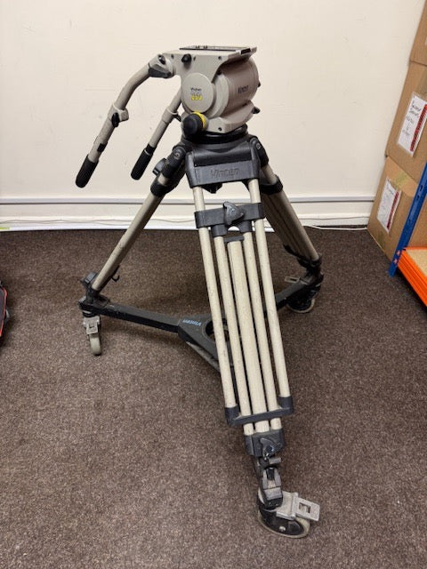 USED Vinten Vision 250 with 1 Pan Bar Studio Dolly & Aluminium Two Stage Legs