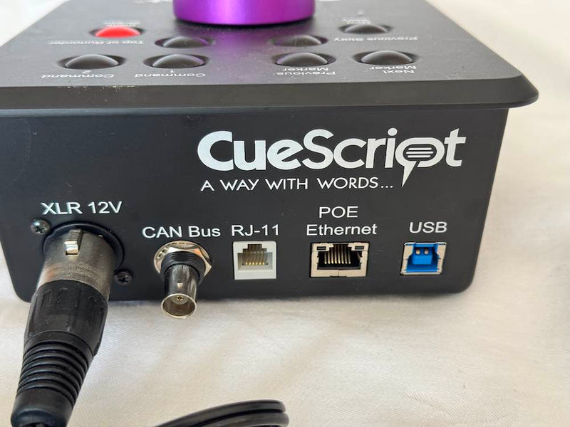 USED CueScript CueB-V CueiT Prompting Software Interface Device