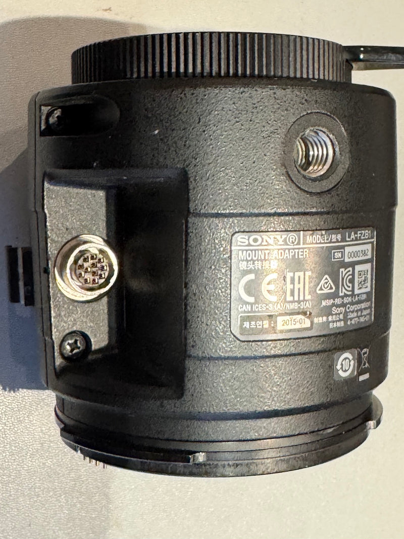 USED Sony LA-FZB1 Lens Adapter B4 to Sony FZ Mount