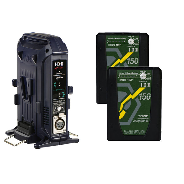 Buy Two IDX Imicro-150P Batteries and Get a FREE 2 Channel Charger - PROMO.IM150P/2X