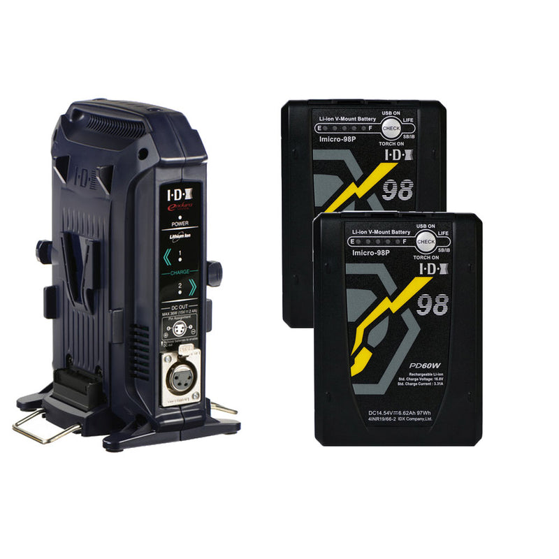 Buy Two IDX Imicro-98P Batteries and Get a FREE 2 Channel Charger - PROMO.IM98P/2X