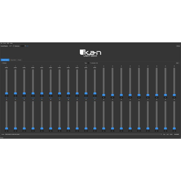IKAN LightDeck DMX Lighting Controller ArtNet & sACN (Digital Version) - IKALIGHTDECK