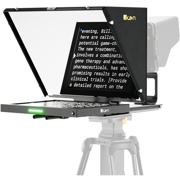 IKAN PT415W Professional 15 in. High Bright Beam Splitter Teleprompter - IKAPT415W
