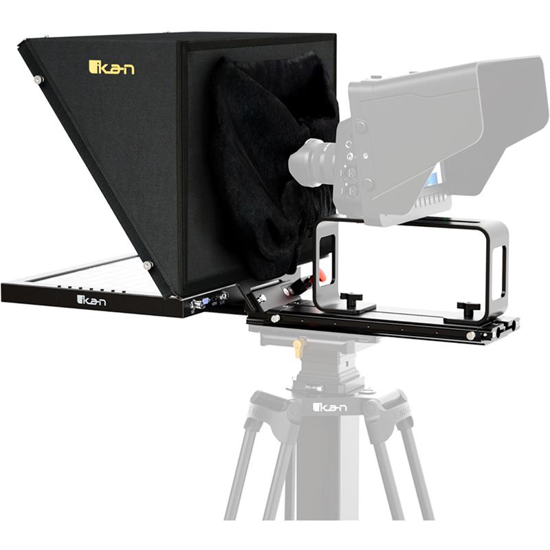 IKAN PT415W-TK Professional 15 in. SDI High Bright Beam Splitter Widescreen Tally Teleprompter - IKAPT415WTK