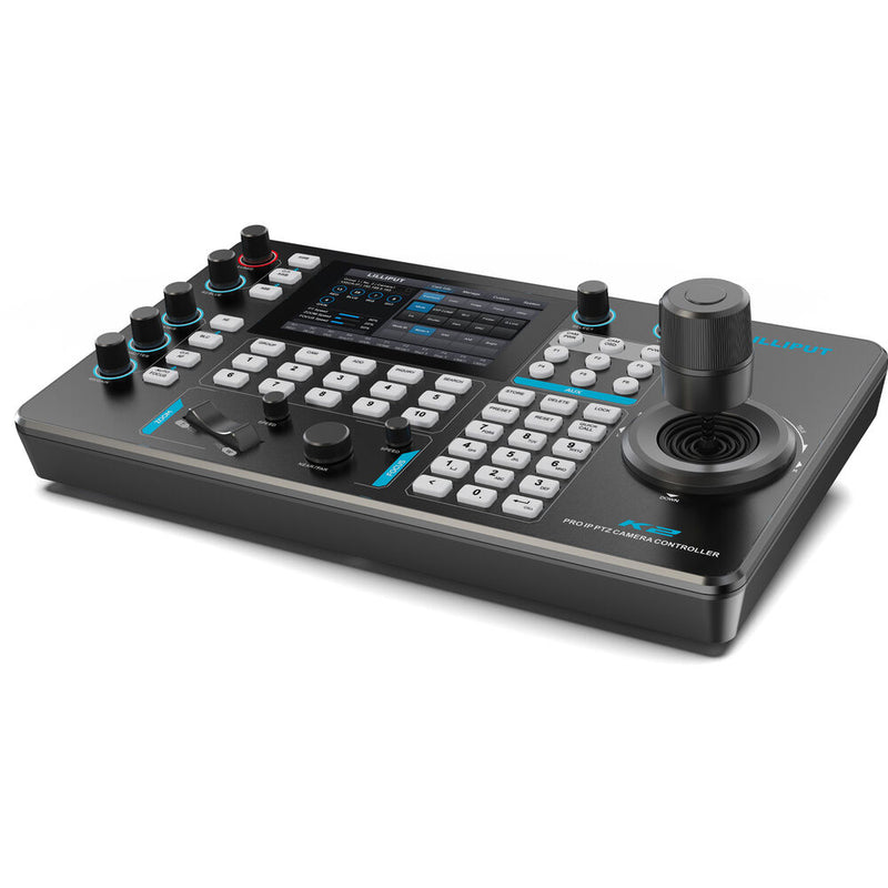 Lilliput K2-N Portable joystick controller with 5-inch Screen NDI ONVIF VISCA/IP Pelco-D/P PoE
