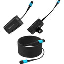 Fletch Fibre 100ft Cable Kit with 1x TX & RX Kit