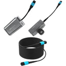 Fletch Fibre 100ft Cable Kit with 1x TX & RX Kit