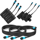 Fletch Fibre 50ft Cable Kit with 3x TX & RX Kit