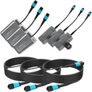 Fletch Fibre 50ft Cable Kit with 3x TX & RX Kit