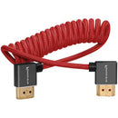 Kondor Blue 90-Degree Full HDMI Cable for On-Camera Monitors 12-inch-24-inch Braided Coiled - KONFHDMI12RAR