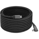 Kondor Blue KB-USBC15RA-BK 15ft Tether USB-C 3.2 Cable S to RA Black