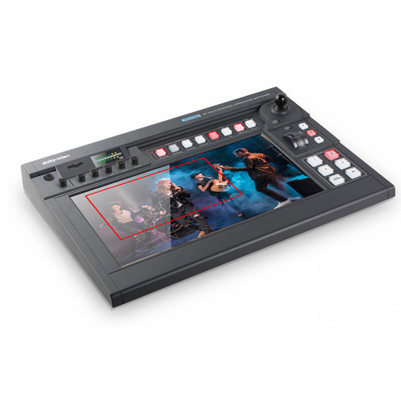 DATAVIDEO KMU-300 4K Multi-Channel Touch Screen Region of Interest Switcher