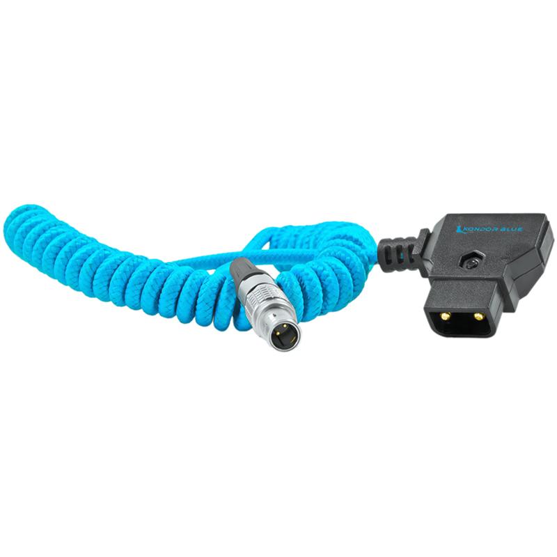 Kondor Blue D-Tap to PYXIS 2-Pin LEMO (0B Male) Power Cable for SmallHD, Teradek, Z CAM - KONDTAPLEMO2P