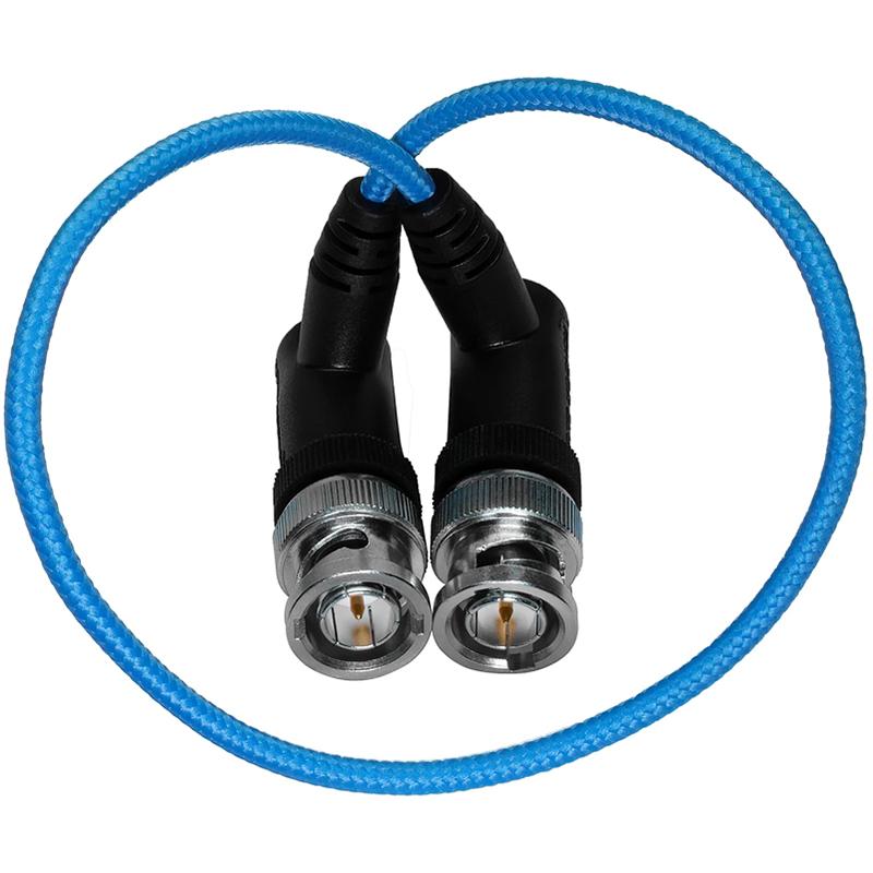 Kondor Blue Ultra Thin 12-inch 3G SDI Video Cable Right Angle BNC - KONSDI13G12