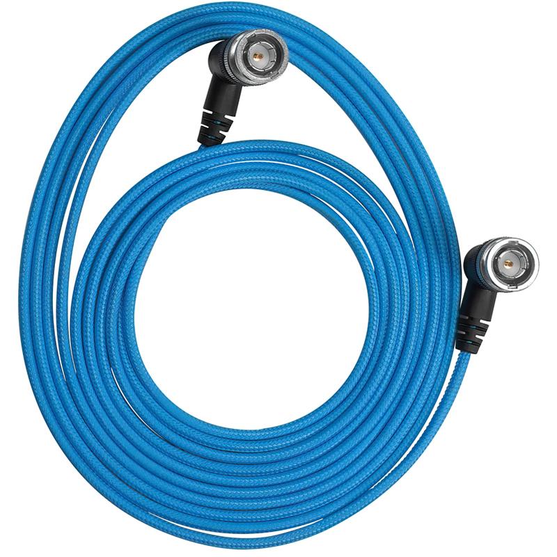 Kondor Blue Ultra Thin 10FT 6G SDI Video Cable Right Angle BNC - KONSDIBNC10