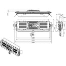IKAN LBX8-POE Lyra POE Low Profile Bi-Colour Studio Panel Soft LED Light w/ ArtNet and sACN DMX - IKALBX8POE